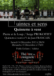 Affiche Quintes et sens