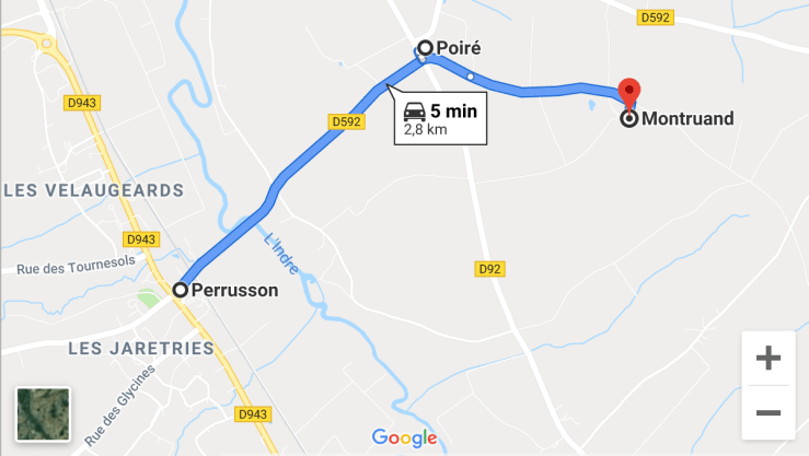 plan accès Montruand